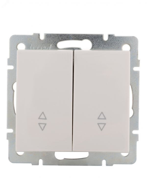 Выключатель RAIN проходной 2-ой белый механизм