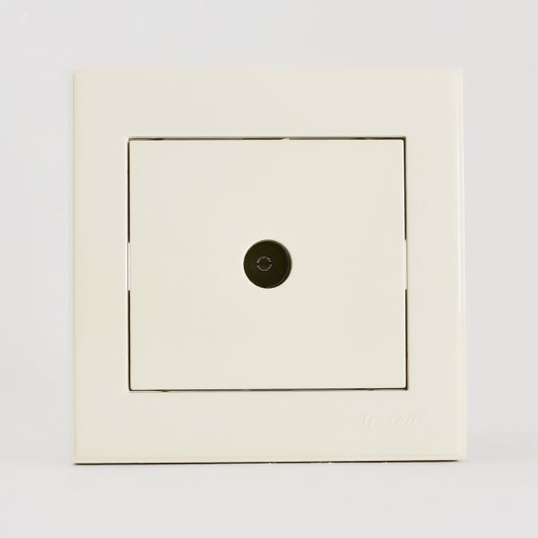 Розетка RAIN ТВ оконечная крем