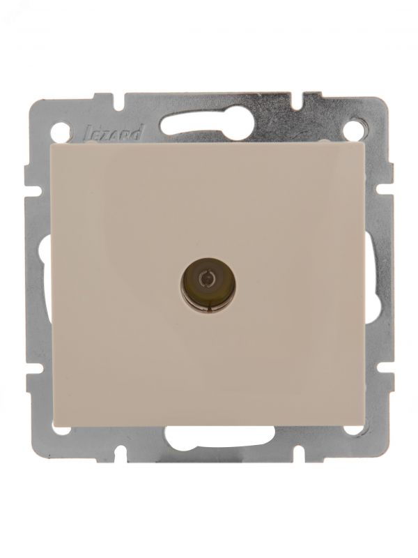 Розетка RAIN ТВ оконечная крем механизм