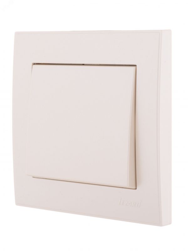 Выключатель RAIN жемчужно-белый перламутр механизм