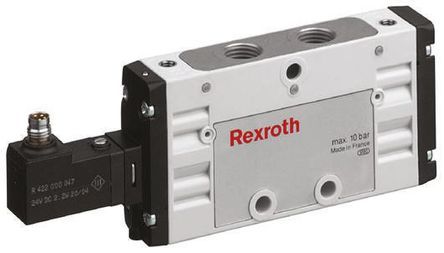 R422100992, Aventics 5/3 Pneumatic Control Valve Pilot/Pilot G 1/4 TC15 Series, Клапан