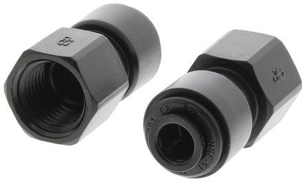 John Guest Hydraulic Straight Compression Tube Fitting PM450612E, 1/4 in, Фитинг