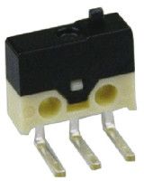 DH2C-C5AA, ZF SPDT-NO/NC Button Subminiature Micro Switch, 500 mA @ 30 V dc, Микропереключатель