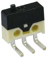 DH2C-C6AA, ZF SPDT-NO/NC Button Subminiature Micro Switch, 500 mA @ 30 V dc, Микропереключатель