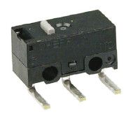 DG23-B3AA, ZF SPDT-NO/NC Button Microswitch, 50 mA @ 30 V dc, Микропереключатель