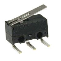 DG23-B3LA, ZF SPDT-NO/NC Hinge Lever Microswitch, 50 mA @ 30 V dc, Микропереключатель