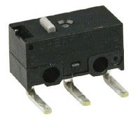 DG13-B3AA, ZF SPDT-NO/NC Button Microswitch, 2 A @ 30 V dc, Микропереключатель