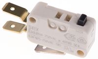 D419-V3AA, ZF SPDT-NO/NC Button Microswitch, 100 mA @ 250 V ac, Микропереключатель