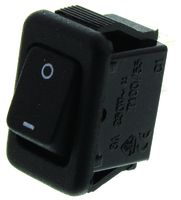 PRK22J5EBBNN, ZF Single Pole Single Throw (SPST), On-None-Off Rocker Switch Panel Mount, Клавишный переключатель