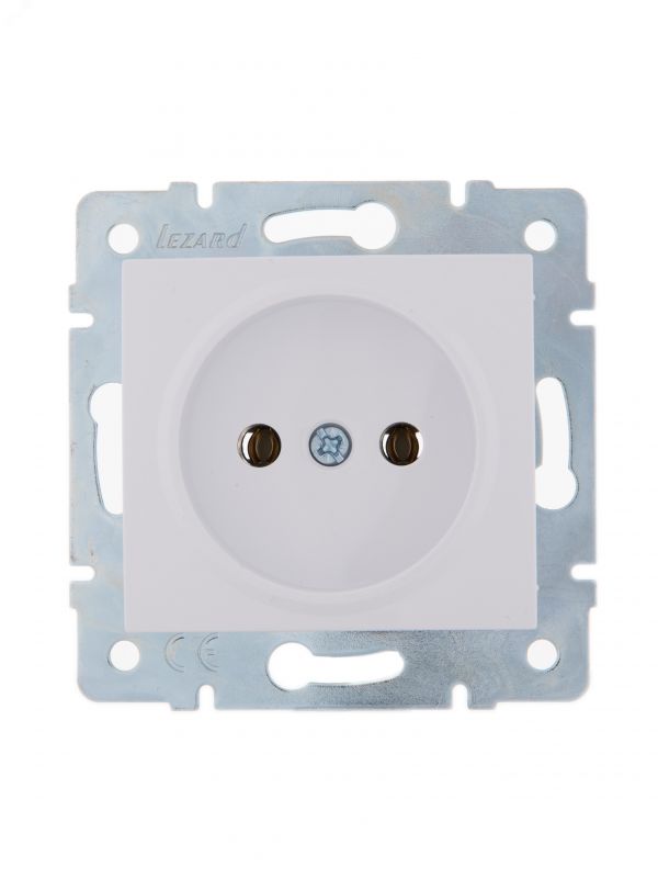 KARINA Розетка б/з ПБТ белая (10шт/120шт)