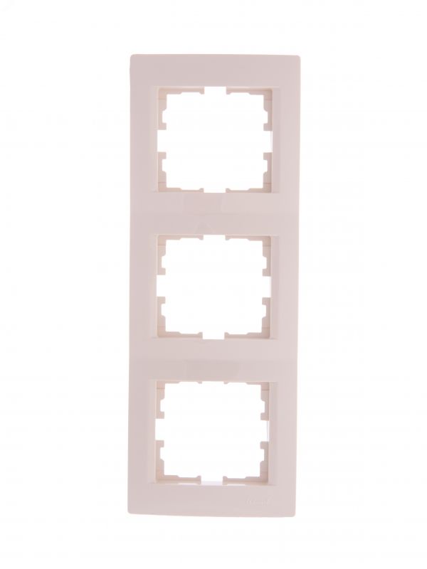 KARINA Рамка 3-ая вертикальная б/вст крем (10шт/120шт)