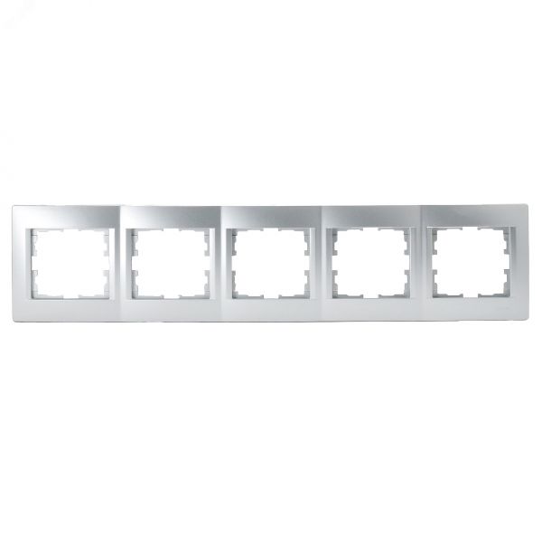 KARINA Рамка 5-ая горизонтальная б/вст матовое серебро (10шт/120шт)