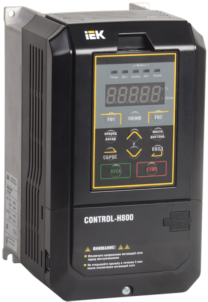 Преобразователь частоты CONTROL-H800 380В, 3Ф 2,2-3,7 kW IEK