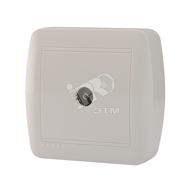 Демет Розетка ТВ оконечная белый