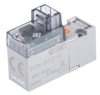 SY114-5LOZ-Q, SMC 3/2 Pneumatic Control Valve Solenoid/Spring SY100 Series, Клапан