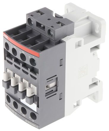 1SBL137501R1200, ABB 4 Pole Contactor - 25 A, 110 V ac/dc Coil, AF Range, 2NO/2NC, 4 kW, Контактор