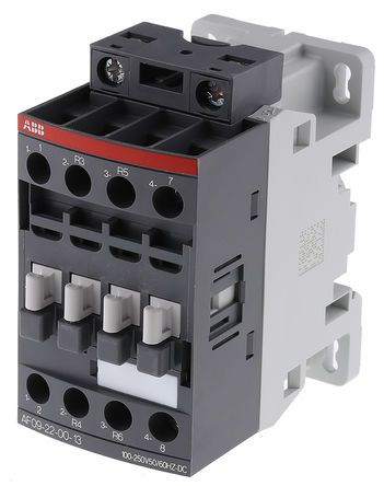 1SBL137501R1300, ABB 4 Pole Contactor - 25 A, 230 V ac Coil, AF Range, 2NO/2NC, 4 kW, Контактор