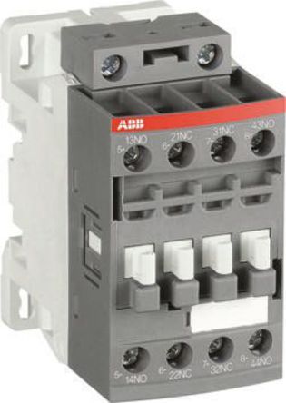 1SBH137001R1231, ABB Contactor Relay - 3NO/1NC, 6 A Contact Rating, Контактор