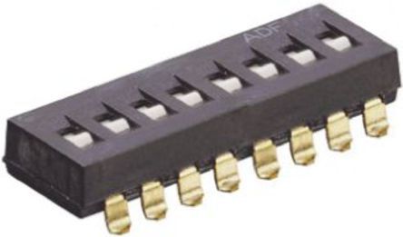 4-1825059-1, TE Connectivity 8 Way Surface Mount DIP Switch SPST, Переключатель