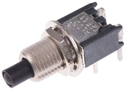 1825100-4, TE Connectivity Single Pole Single Throw (SPST) Momentary Miniature Push Button Switch, PCB, Кнопочный переключатель