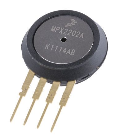 MPX2202A, NXP Pressure Sensor for Air , 200kPa Max Pressure Reading, Датчик давления