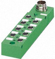 1516205, Phoenix Contact SACB- 8/3-L-M16-M8 Series M8 Sensor Box, 8 Port