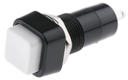 PBS-001A-1, Lumberg Single Pole Single Throw (SPST) Latching Push Button Switch, 12 (Dia.)mm, Panel Mount, 125/250V ac, Кнопочный переключатель