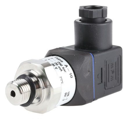 WIKA Hydraulic Pressure Sensor  Pin LPlug   mA bar to bar Датчик давления