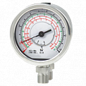 733.18.080-(0...2,5bar)-снизу-2хG3/8B манометр дифференциальный с гидрозаполнением