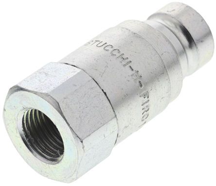 800800001, RS PRO Carbon Steel Male Hydraulic Quick Connect Coupling 1/4 in, Муфта