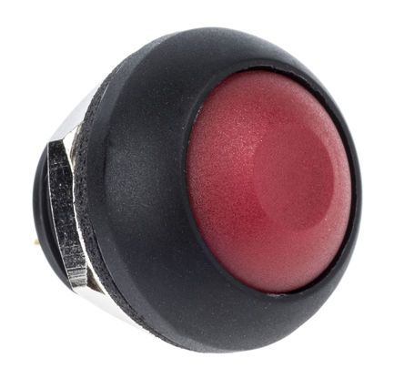 PAS6B2M1CES3-5, RS PRO Single Pole Single Throw (SPST) Momentary Yellow LED Miniature Push Button Switch, IP67, 13.6 (Dia.)mm, Panel, Кнопочный переключатель