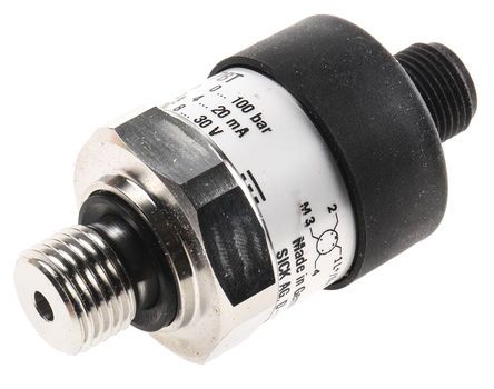 PBT-RB100SG1SSNAMA0Z, Sick Pressure Sensor for Fluid, Gas , 100bar Max Pressure Reading Analogue, Датчик давления