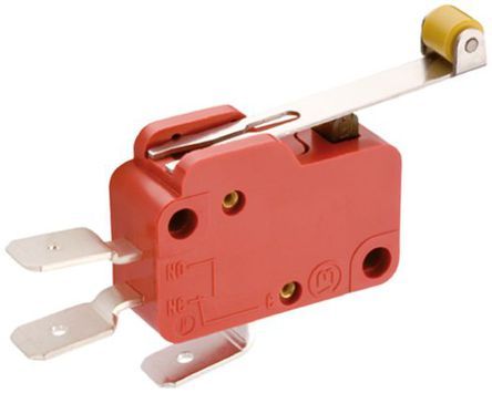 1006.1511, Marquardt SPDT Roller Lever Microswitch, 10 A @ 250 V ac, Микропереключатель