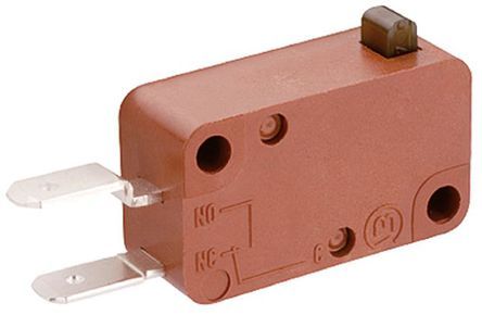 1005.1204, Marquardt Single Pole Single Throw (SPST) Plunger Microswitch, 10 A @ 250 V ac, Микропереключатель