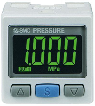 ISE30A-01-P-GB, SMC Pressure Switch, R 1/8 -0.1MPa to 1 MPa