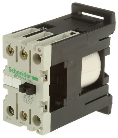 LC1SK0600U7, Schneider Electric 2 Pole Contactor - 6 A, 230 V ac Coil, TeSys SK, 2NO, Контактор