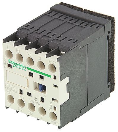 LP1K090085MD, Schneider Electric 4 Pole Contactor - 20 A, 230 V dc Coil, TeSys K, 2NO/2NC, Контактор