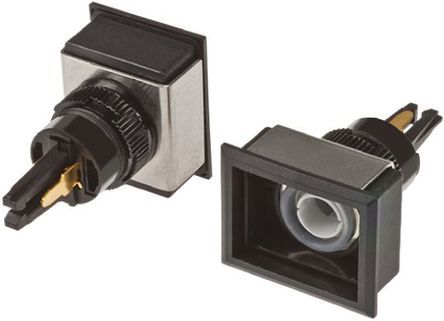 ADA16S6-AT3, RS PRO Latching Push Button Switch, IP65, 16 (Dia.)mm, Panel Mount, 250V ac, Кнопочный переключатель