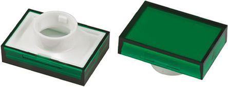 S60-002-32, RS PRO Green Rectangular Push Button Lens for use with ADA16 Series, Линза