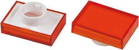 S60-002-33, RS PRO Orange Rectangular Push Button Lens for use with ADA16 Series, Линза