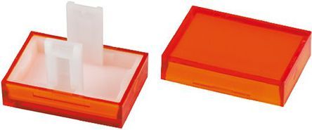 S50-002-33, RS PRO Orange Rectangular Push Button Lens for use with SD16 Series, Линза