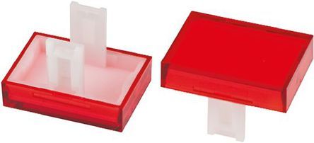 S50-002-34, RS PRO Red Rectangular Push Button Lens for use with SD16 Series, Линза