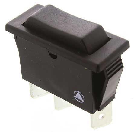 C1522ALAAAB, Arcolectric Single Pole Double Throw (SPDT), (On)-Off-(On) Rocker Switch Panel Mount, Клавишный переключатель