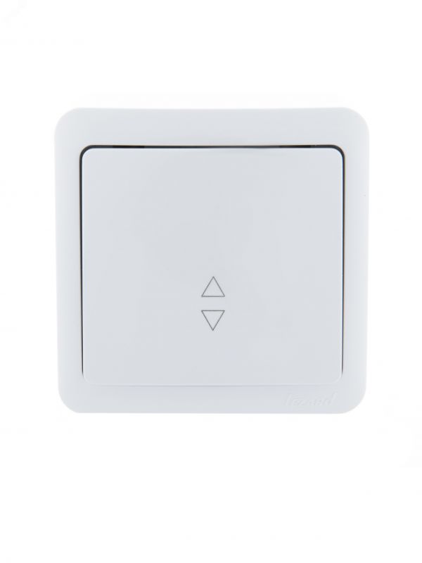 VIOLA Выключатель проходной белый (12шт/144шт)