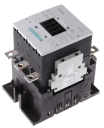 3RT1055-6AB36, Siemens 3 Pole Contactor - 150 A, 24 V ac/dc Coil, SIRIUS Classic, 3 NO, 75 kW, Контактор