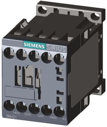 3RT2026-2KF40, Siemens Contactor Relay - 3NO, 25 A Contact Rating, 11 kW, Контактор