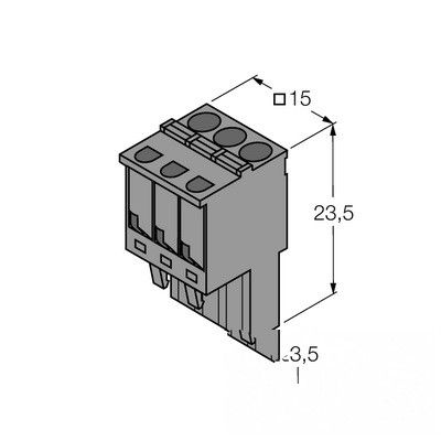 IM-CC-3X2BK/2BK Съемные зажимные клеммные колодки