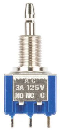 1977739-3, TE Connectivity Double Pole Double Throw (DPDT) Latching Miniature Push Button Switch, 5.9 (Dia.)mm, Panel Mount, Кнопочный переключатель