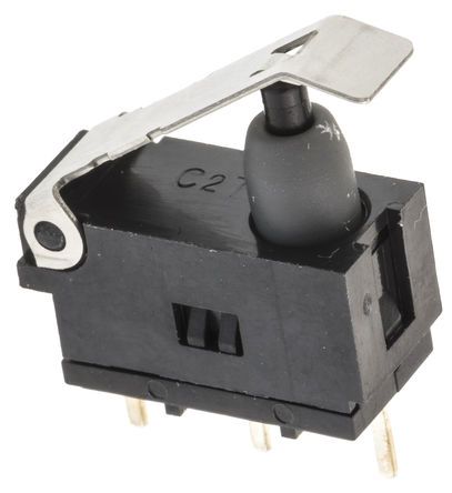 SPVQ130200, Alps Alpine Micro Switch, SPDT, 100 mA @ 12 V dc, Переключатель