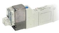 SY3140-5FUE-Q, SMC 5/2 Pneumatic Solenoid Valve Solenoid/Pilot SY3000 Series, Клапан